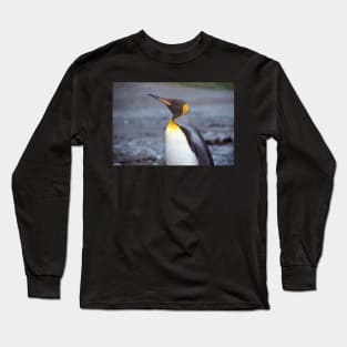 King Penguin Portrait Long Sleeve T-Shirt